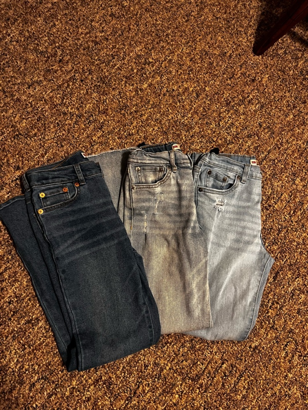Levi's Light Blue Denim Trio - Bootcut, Wide Leg & Flare